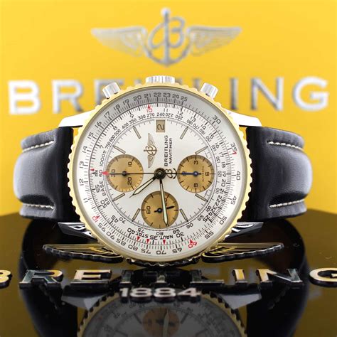 breitling navitimer gold and black|breitling navitimer gold price.